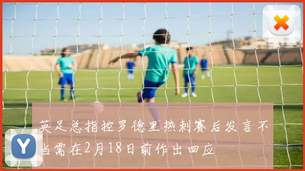 英足总指控罗德里热刺赛后发言不当需在2月18日前作出回应