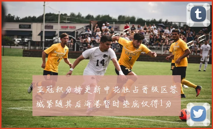 亚冠积分榜更新申花独占晋级区蓉城紧随其后海港暂时垫底仅得1分